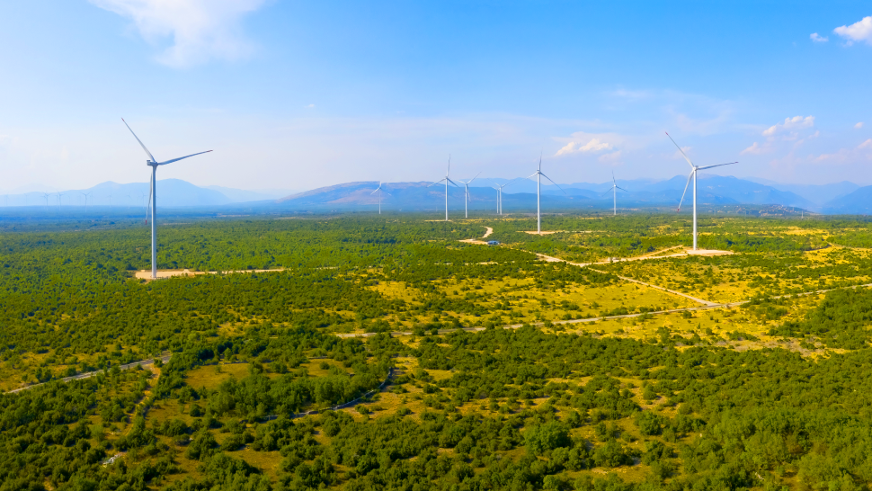 Geografski položaj vetroelektrana