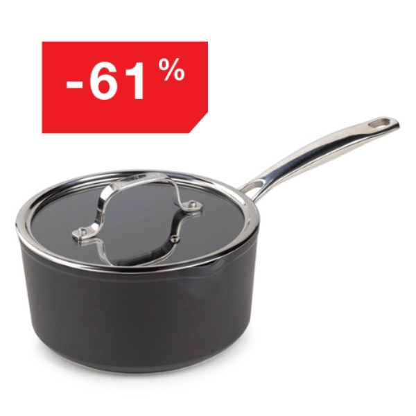 Kaserola sa staklenim poklopcem Diamond ProChef - 16 cm
